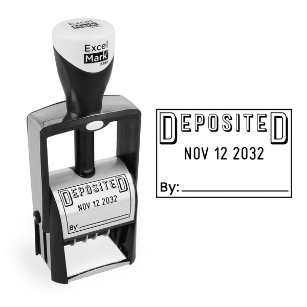 Heavy-Duty Deposited Date Stamp