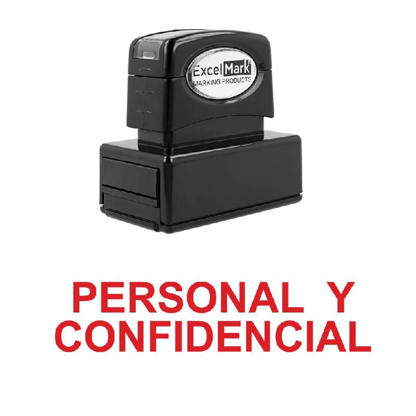 PERSONAL Y CONFIDENCIAL Stamp