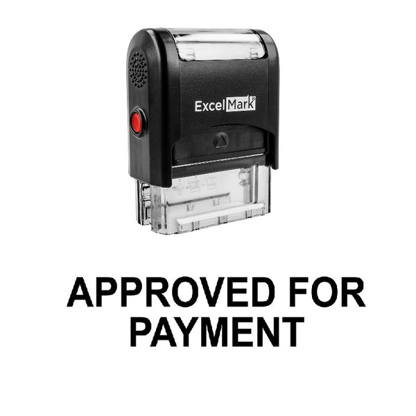 Bold APPROVED FOR PAYMENT Stamp