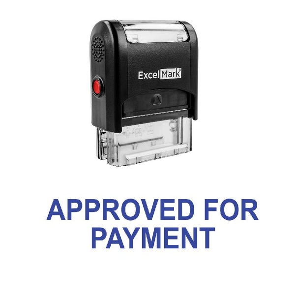 Bold APPROVED FOR PAYMENT Stamp