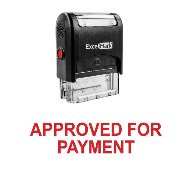 Bold APPROVED FOR PAYMENT Stamp