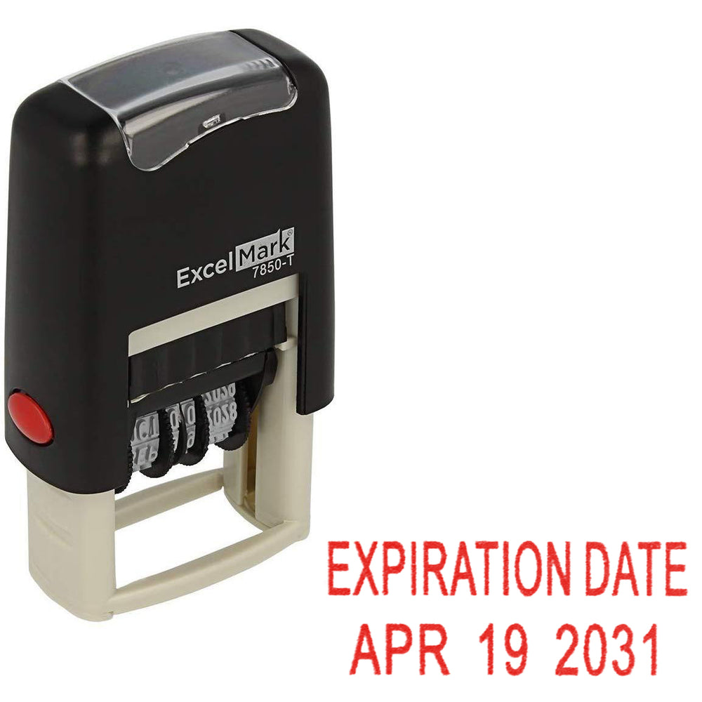 Deskmate Self Inking Date Stamps for Office Stamps Bank Stamps