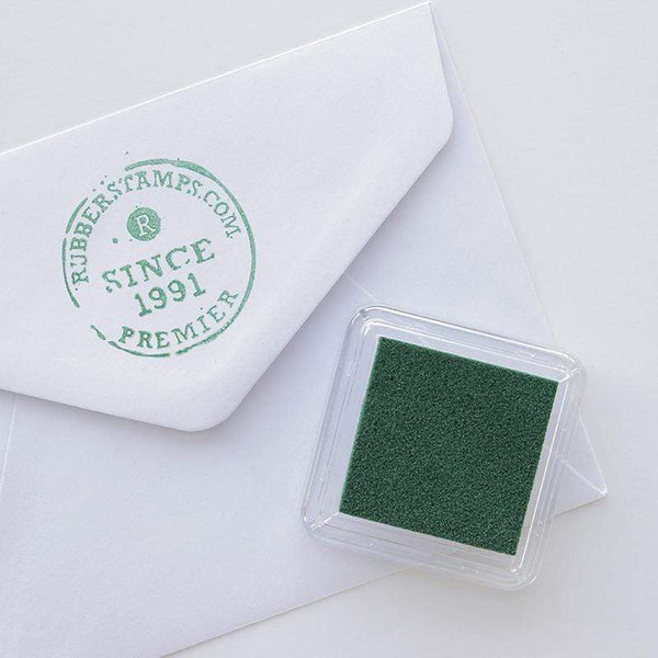 Stamp Ink Pads for Rubber Stamps, Stamp Pads for Card Making Wood Fabric  and Paper(Forest Green)