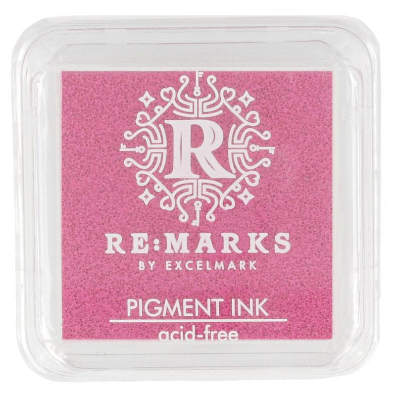 ExcelMark Rubber Stamp Ink Pad Extra Large 4-1/4 by 7-1/4 Black